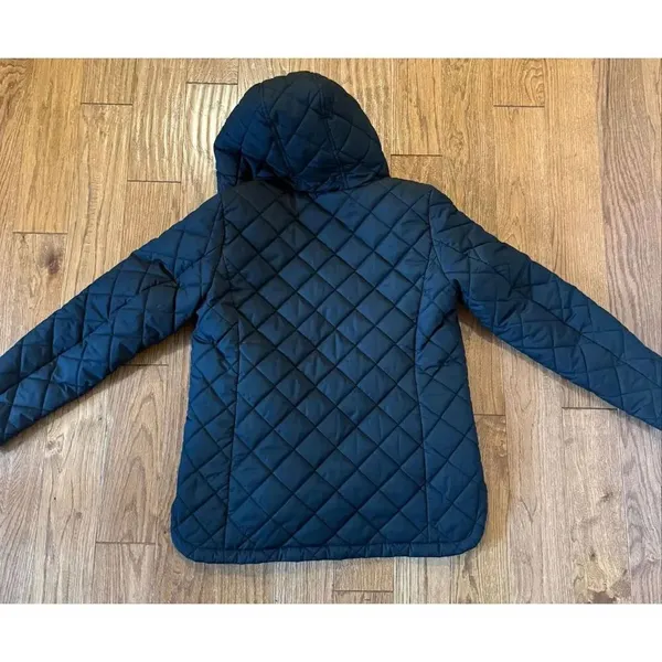 Lands’ End feather free quilted jacket size small 6/8 - Image 7