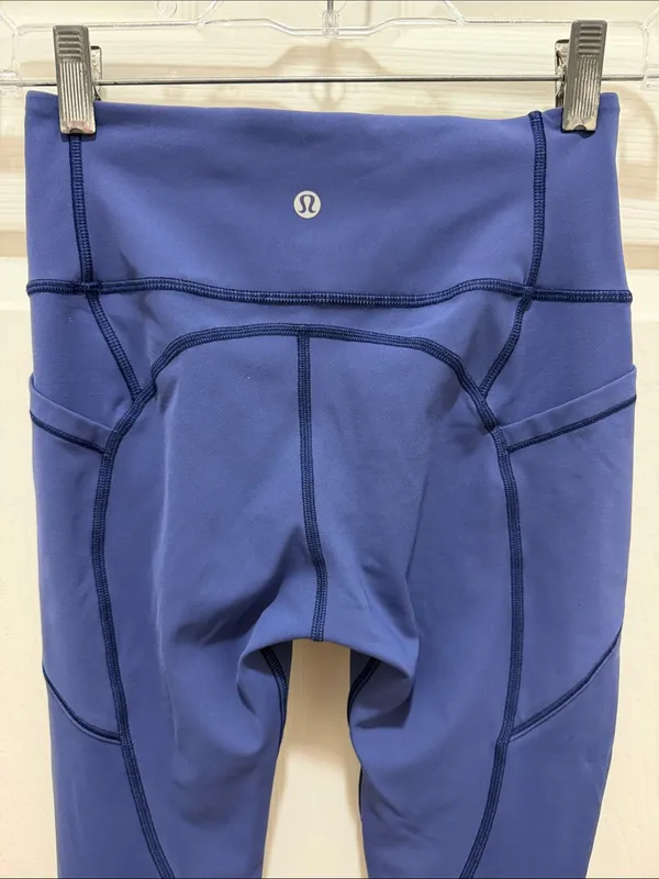 Lululemon All the Right Places Great Gatsby Blue Pants 28in. Size 4 Athleisure - Image 5