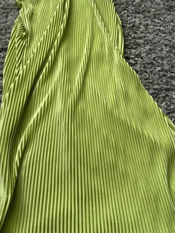 NWT Commense Plisse Halter Short Dress size small - Image 6