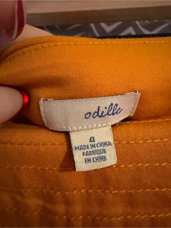 Anthropologie / Odille | Yellow Sunshine Skirt, size 4 - Image 5