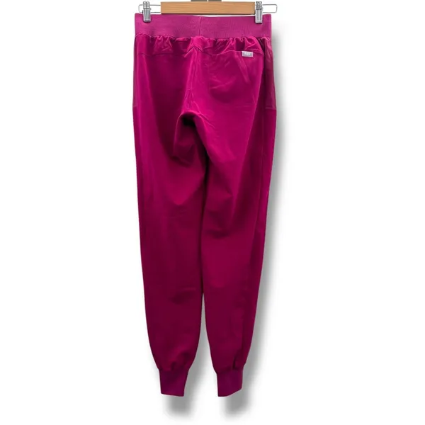 FIGS NWT Boston Slim Tall Jogger‎ Scrub Pants Magenta XXS Workwear Style - Image 2