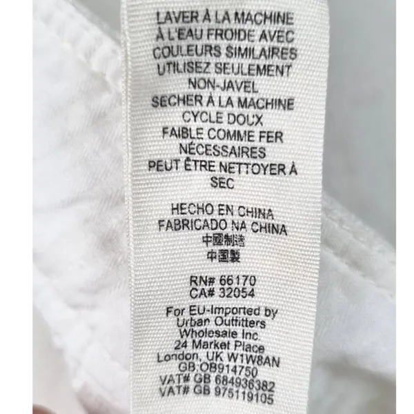 Free People Boca Belle Linen Blend Hi-Rise Bell Bottom Wide Leg Pants Size 10 - Image 8