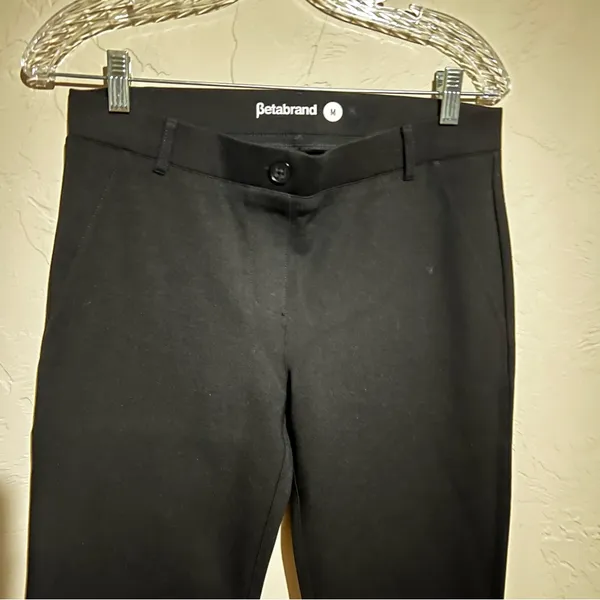 Betabrand Black‎ DPYP Straight Dress Yoga Pants - Image 7