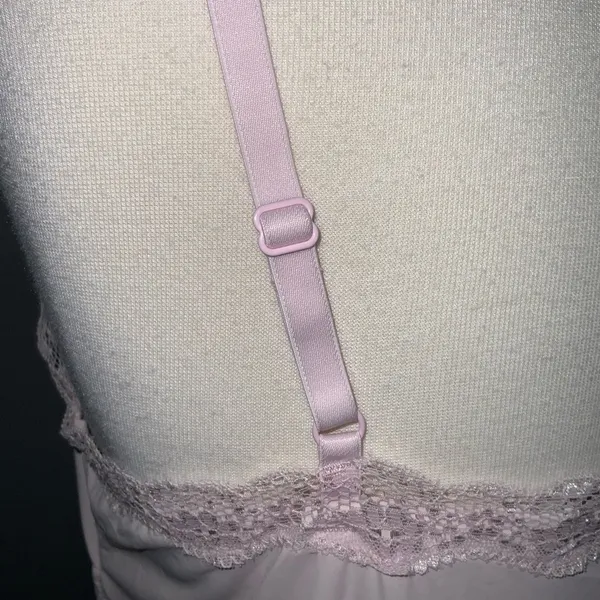 Red Tag Light Pink Women’s Chemise Adjustable Straps Lace Trim 18 - Image 6