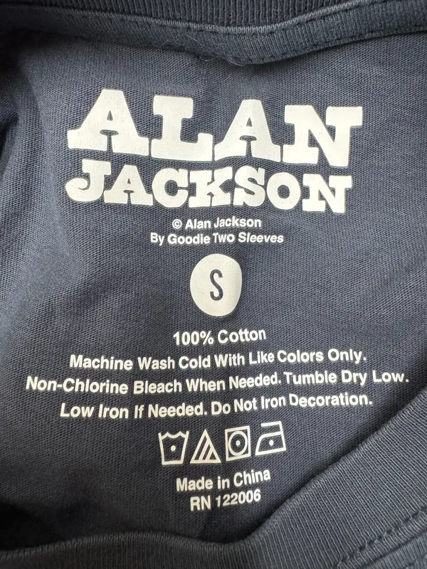 NWT Forever 21 Alan Jackson Gone Country Graphic Baby Tee Size Small - Image 4