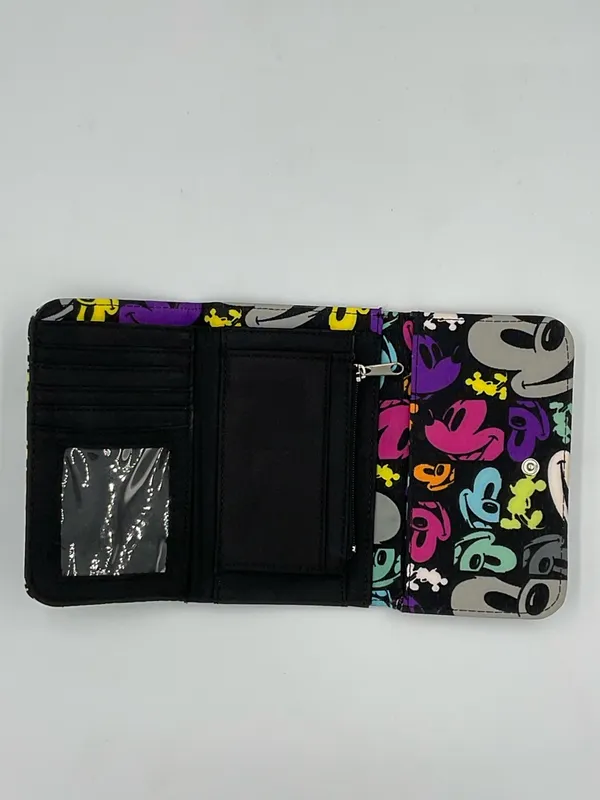 Disney Parks Mickey Mouse Snap Tri-Fold Wallet - Image 6