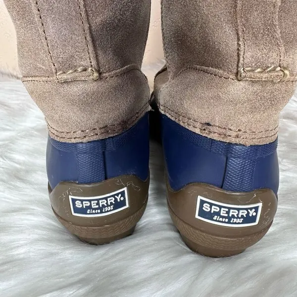 SPERRY TOP SIDER SYREN MISTY Women's Waterproof Duck Fleece Lined Boots Size 8 - Image 8