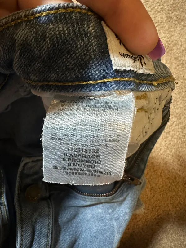 Wrangler Distressed Vintage Shorts - Image 3