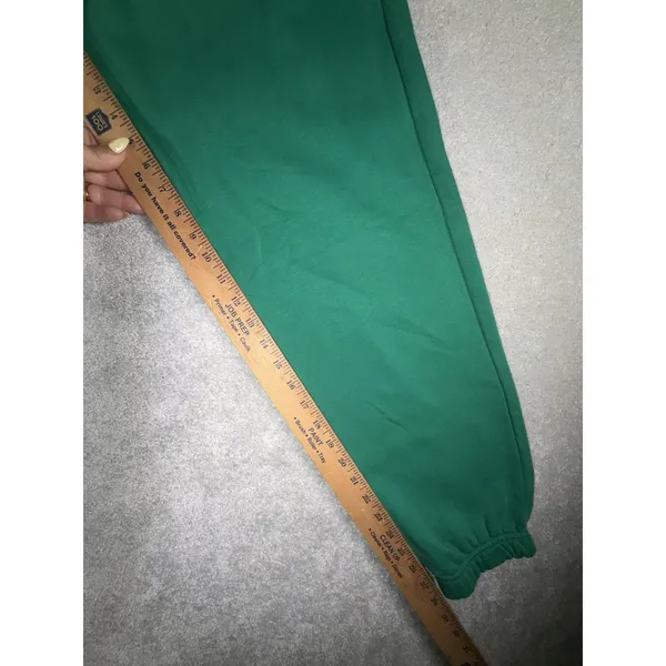 Nike Women's Green Sweats/joggers Fleece Size S Inseam 28 - Image 11