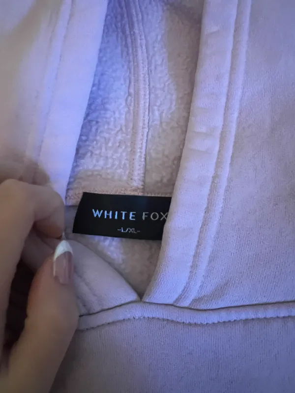 White Fox Hoodie - Image 5