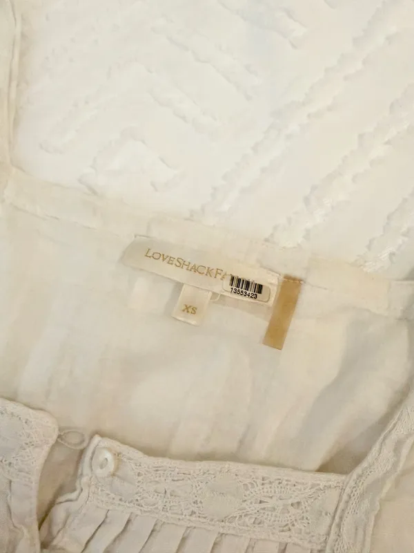 Love Shack Fancy mini white dress - Image 5