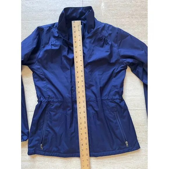 Columbia Women's‎ Navy Blue Zip-Up Jacket Outdoor Sportswear Windbreaker M/M - Image 4