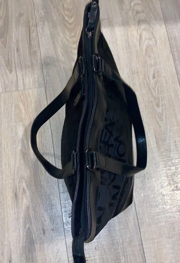 Reaction Women’s Black All Over Logo Laptop Tote - Image 11