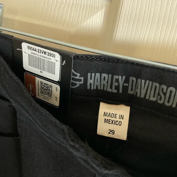 Harley-Davidson Woman’s High-Rise Skinny Pull-On Jeans Size 29 - Image 5