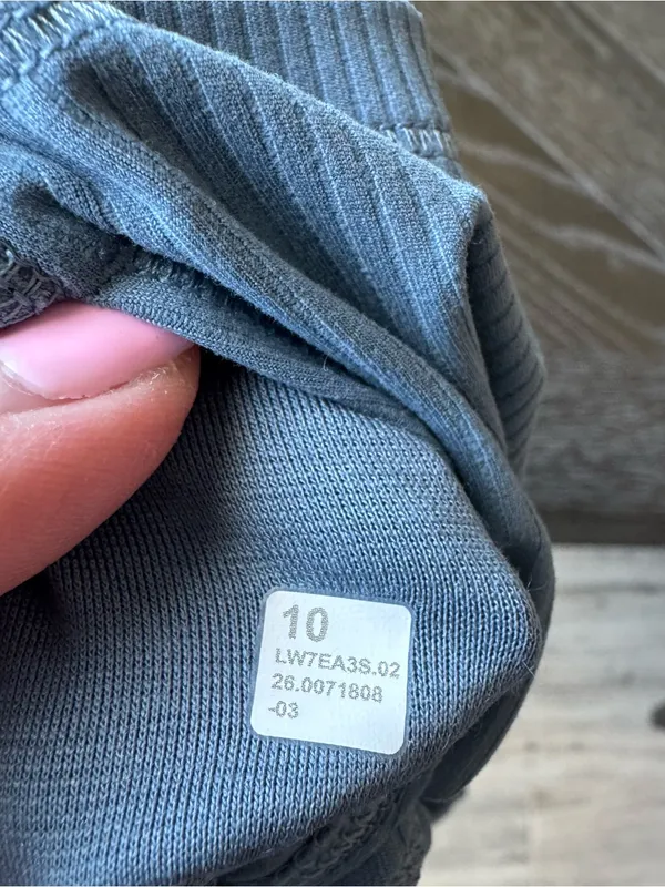 Lululemon Align Ribbed High Rise 4 inch Shorts in Steal Blue New With Tags - Image 6
