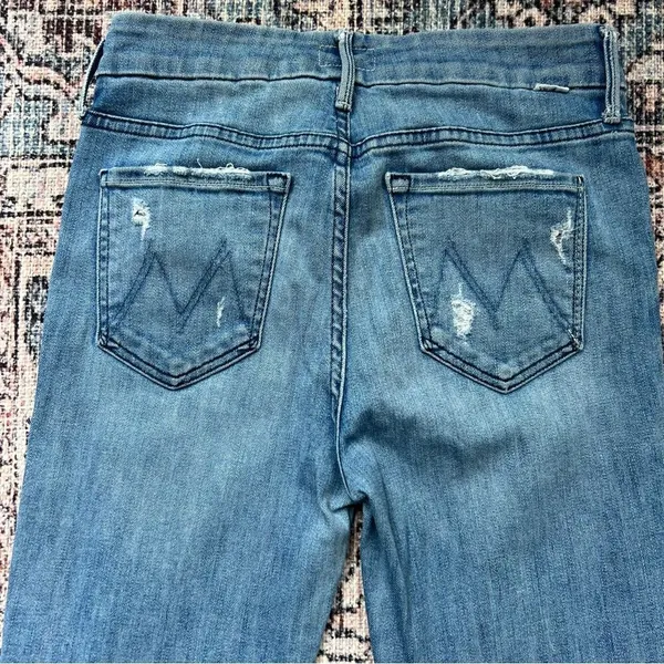 MOTHER DENIM The Looker Cropped in Graffiti Girl Size 27 - Image 12
