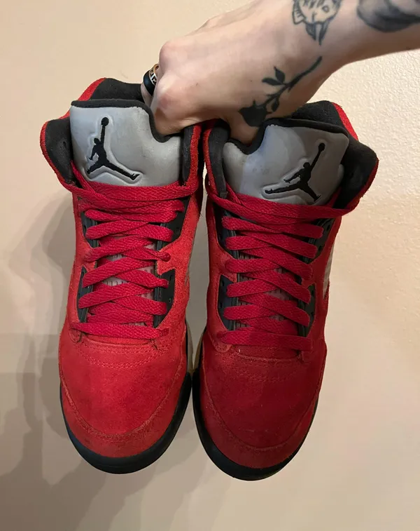 Air Jordan 5 Retro GS ‘Raging Bull’ 2021 - Image 3