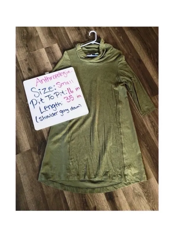Anthropologie Olive Dress - Image 8