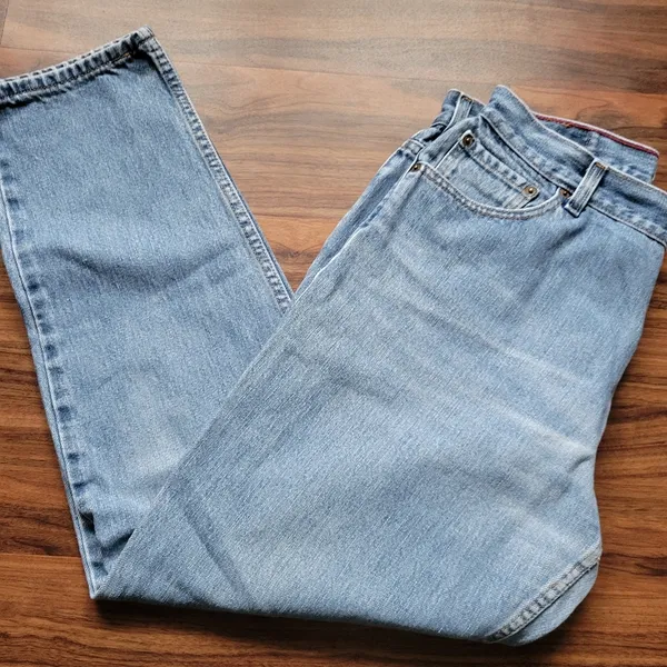 Levis y2k 550 relaxed tapered leg jeans size 14 - Image 3