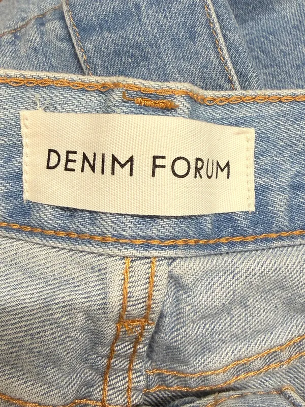 Aritzia denim forum 7 Yrs Bleu Taboo The Farrah Hi-Rise wide Cargo Jean size 25 - Image 7