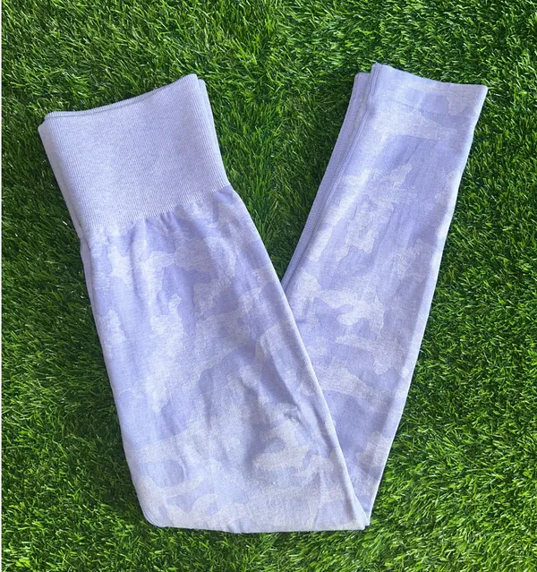 NVGTN Lilac Camo Seamless leggings - Image 3