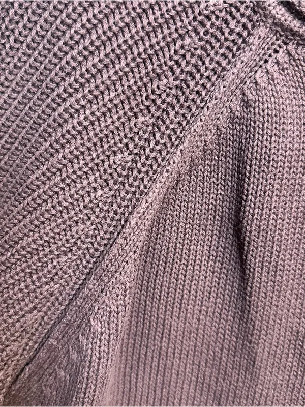 Aerie Purple 100% Cotton Raglan Knit Sweater Women’s Medium M - Image 5