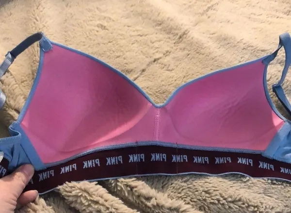 🔹4 for $30 Pink Wear Everywhere wireless lightly lined bra, size 32B - Image 7