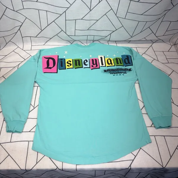 Disney Spirit Jersey Adult XS Teal 2024 Run Disney Disneyland‎ Half Marathon - Image 10