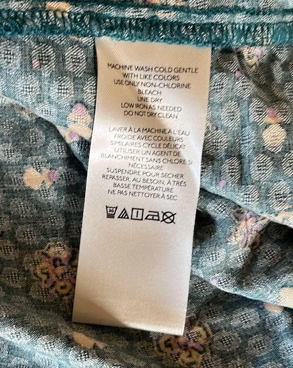 NWOT Free People Clementina Dress Emerald Combo XS - Image 10