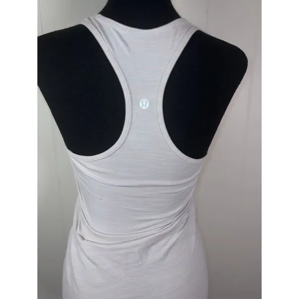 Lululemon Racerback Tank light pink faint stripe 6 - Image 2