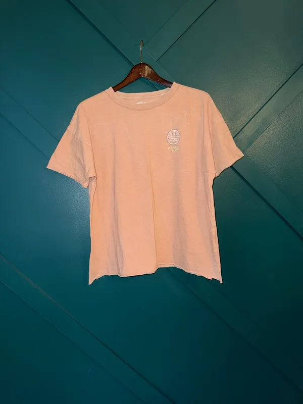 aerie Tan Crewneck Graphic Tee - Image 4