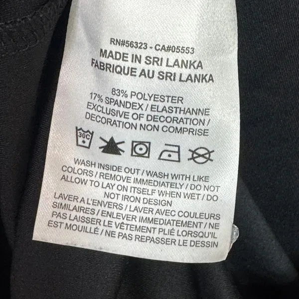 Nike‎ Sportswear Black Mock Neck Long Sleeve Bodycon Dress XL - Image 7