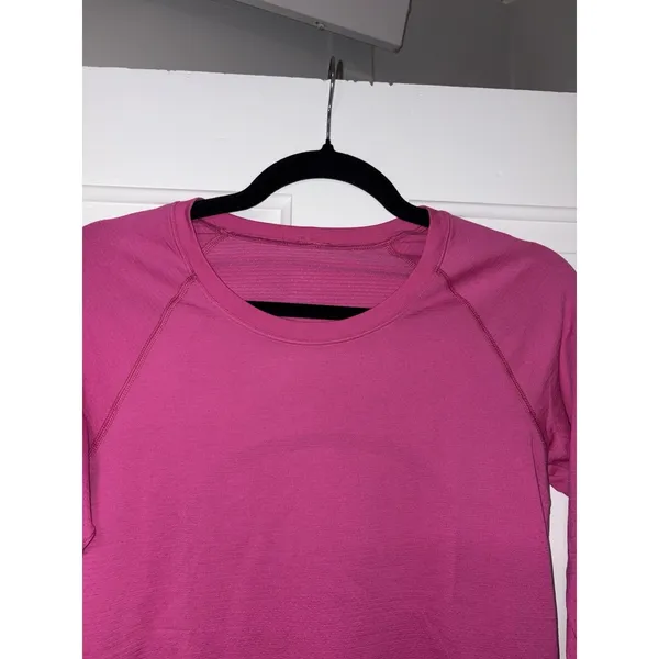 Lululemon Swiftly Tech 2.0 Race Length Long Sleeve Sonic Pink 6 Yoga Athletic - Image 8