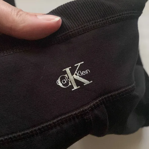 CK Calvin Klein zipper ankle black leggings, size medium - Image 7