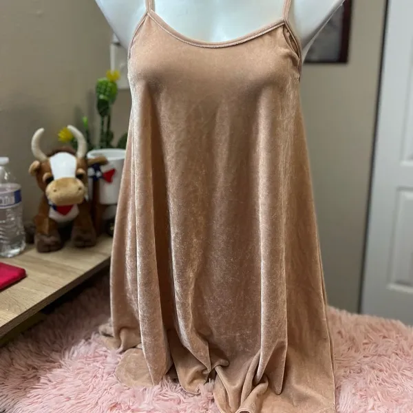 Velvet dress Pink Size M - Image 2