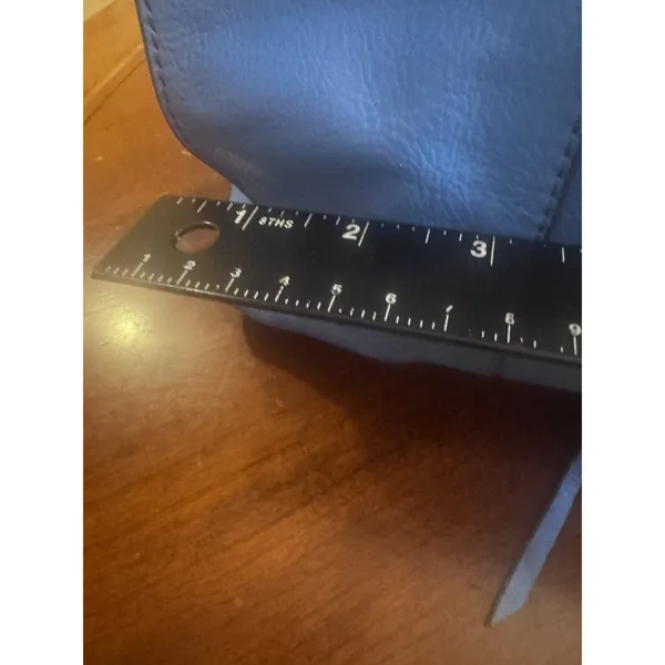 REBECCA MINKOFF BLUE LEATHER TOTE Bag - Image 9