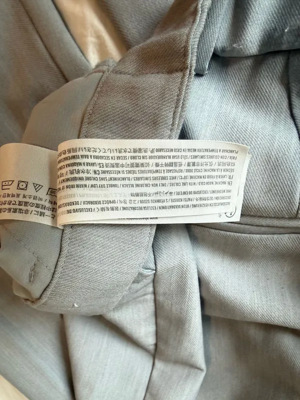 Abercrombie Flare Mid Rise Gray Slacks - Image 4