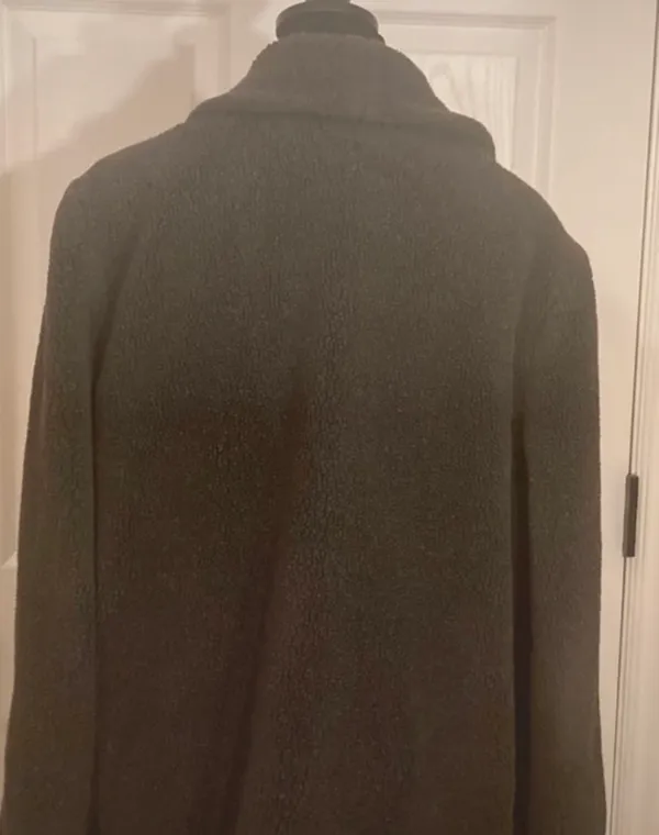 Black teddy fall fleece coat Size M - Image 5