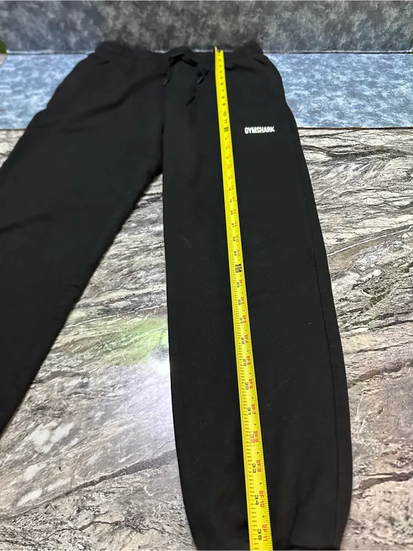 Gymshark Black Athletic Joggers pants M - Image 4