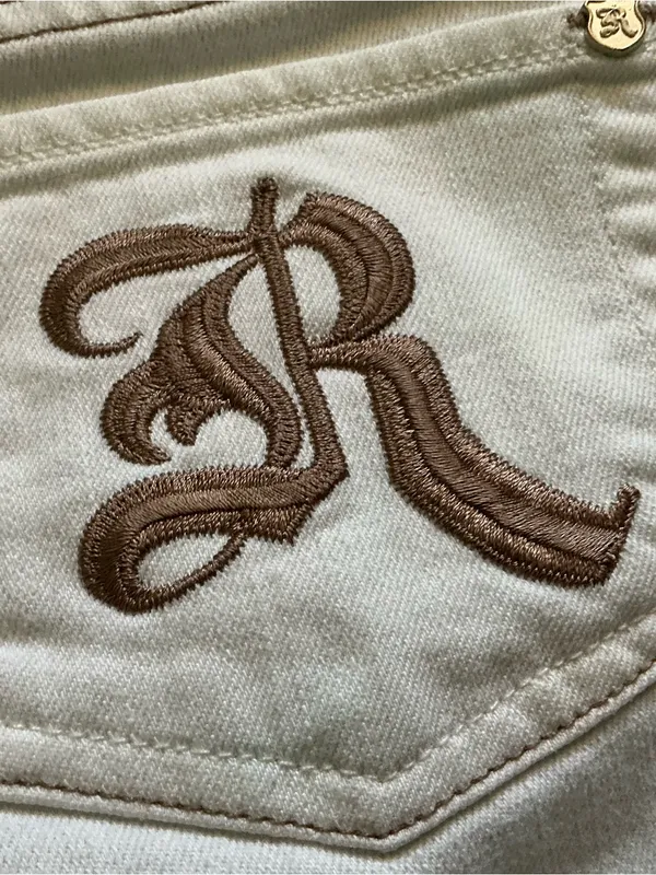 Y2K Rock & Republic low rise Cosbie brew white straight jeans size 24 - Image 8