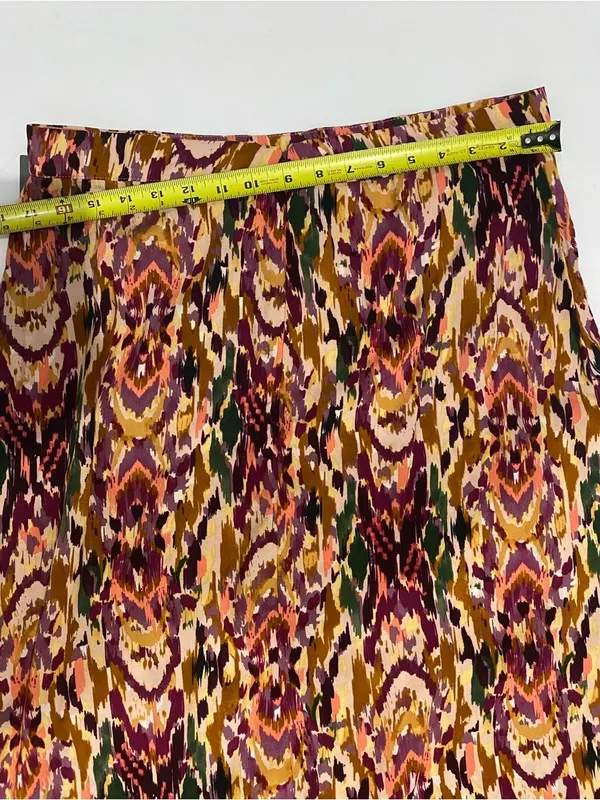 Vince Camuto Boho Ikat Print Maxi Skirt Size L - Image 6