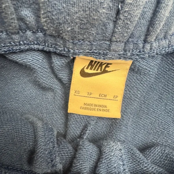 Nike Sportswear Club Fleece‎ Joggers Blue Sweatpants Mens XS Embroidered Logo - Image 4