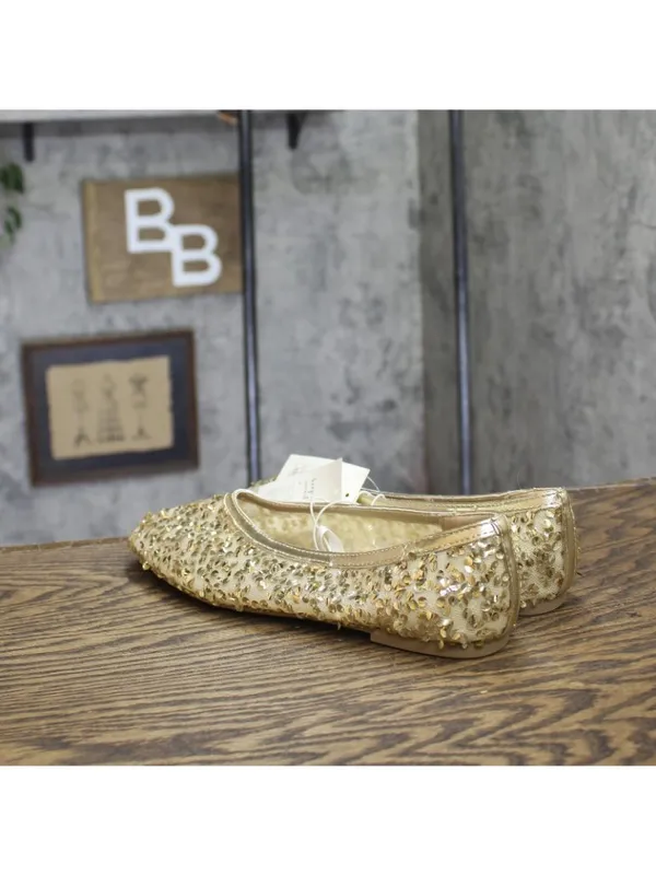 A New Day Womens Sammie Shoes Ballet Flats 94685488 Gold Yellow 8.5M - Image 2