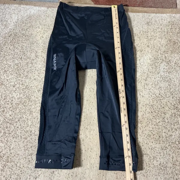 Dinamik Evo Pro D-004 Lady 3/4 Cycling‎ Pants Black Padded Capri 2XL NEW - Image 2