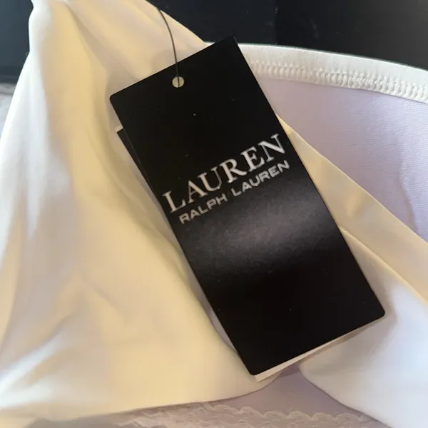 NWT Lauren Ralph Lauren BEL AIR Halter Bandeau Bikini Top - Image 5
