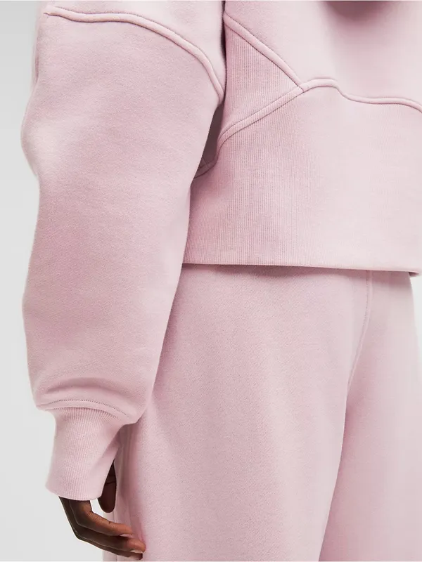 NWT Lululemon waist length oversized hooded scuba size xs/s porcelain pink - Image 5