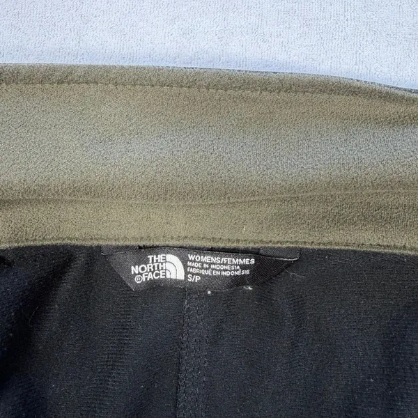 The North Face Women’s Softshell Jacket Size S Olive Green Full Zip Fleece Lined - Image 6