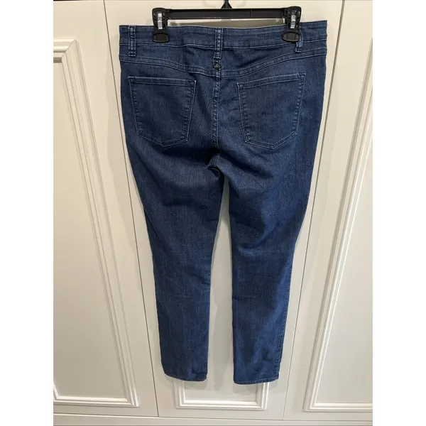 Prana Jeans Womens Size 10/30 Blue Kara Dark Wash Low Rise‎ Straight Leg Denim - Image 2