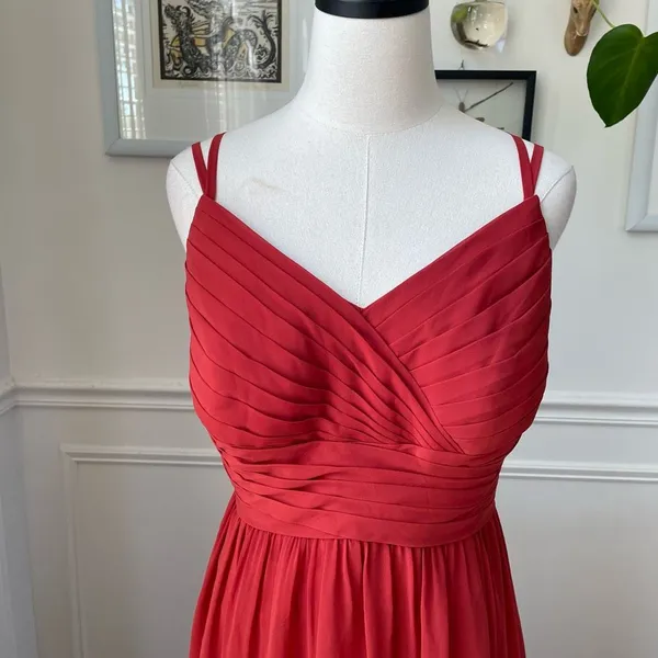 Azazie Burnt Orange Bridesmaid Formal Dress Gown 16 - Image 3