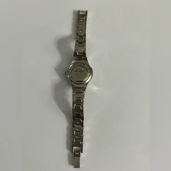 Panama Jack Women’s Silver Link and Blue Face Water Resistant Watch - Image 5